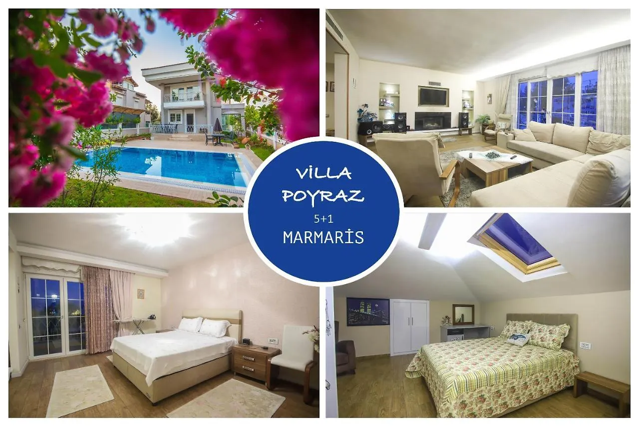 Villa Poyraz Marmaris Daily Weekly Rentals location